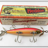 Vintage Heddon Rainbow 150 RB Five Hook Minnow Lure In Box