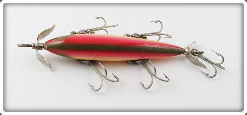 Vintage Heddon Rainbow 150 RB Five Hook Minnow Lure In Box For Sale
