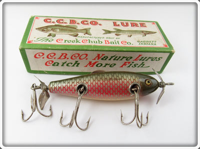 Creek Chub Redside Round Body Injured Minnow Lure 1505 In Box