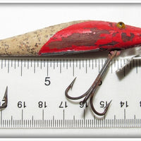 Unknown Red & White With Glitter Lure