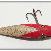 Unknown Red & White With Glitter Lure