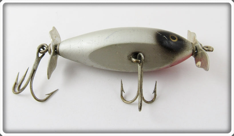 Vintage Creek Chub Silver Spinning Injured Minnow Lure 9538 