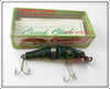 Vintage Creek Chub Frog Jointed Spinning Pikie In Correct Box 9419