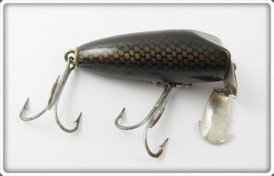 Vintage O.M. Bait Co Gold Scale Unner Flash Lure