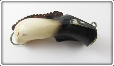 Vintage Great Lakes Bait Co Black & White We D Fyer Lure