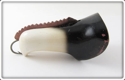 Vintage Great Lakes Bait Co Black & White We D Fyer Lure