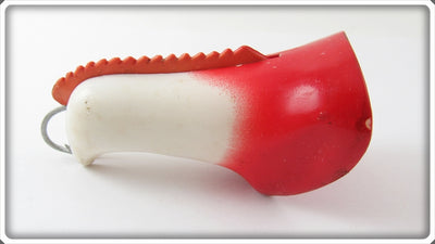 Vintage Great Lakes Bait Co Red & White We D Fyer Lure