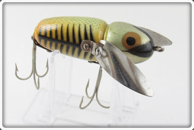 Heddon Silver Shore Black Pupil Crazy Crawler Lure 2120 XRS