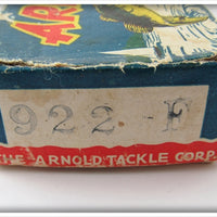 Arnold Tackle Corp Fireplug Wounded Minnow In Box