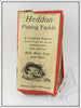 Vintage Heddon 1923 Pocket Catalog