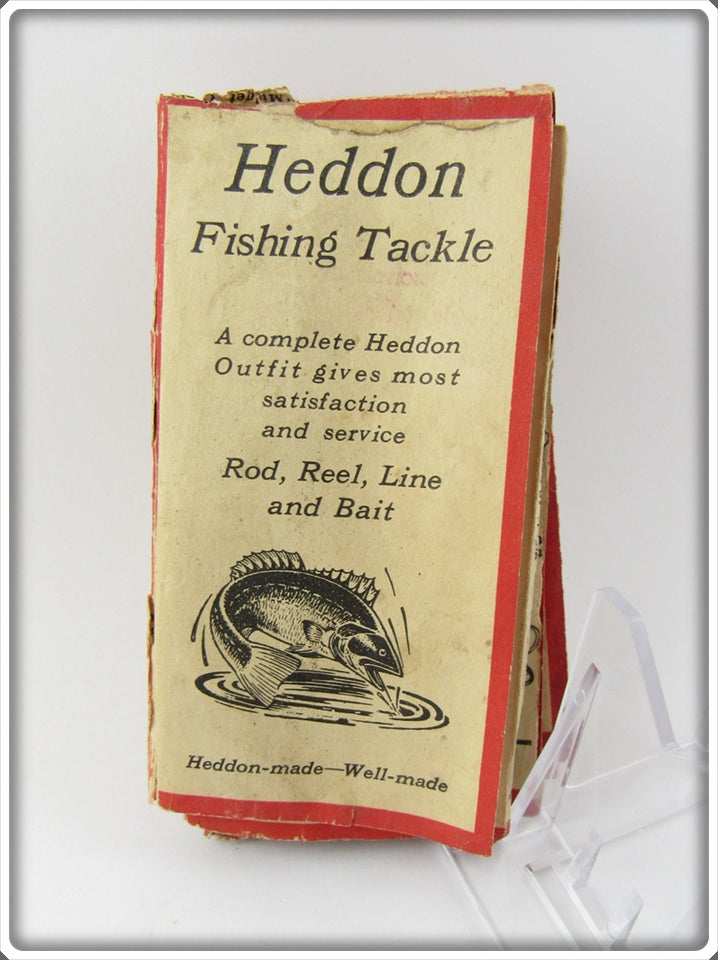 Vintage Heddon 1923 Pocket Catalog