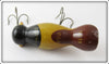 Proven Bait Co Black, Yellow & Brown Wiggletop #20