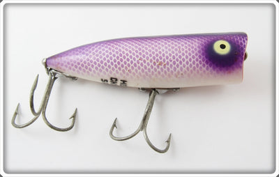 Vintage Heddon Purple Scale Chugger Spook Lure 9540 PS