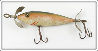 Vintage Shakespeare Rainbow Wooden Minnow Lure 31 GW