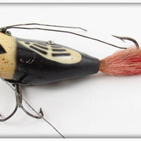 Heddon Black White Head Weedless Widow 229BWH