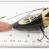 Heddon Black White Head Weedless Widow 229BWH