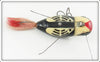 Heddon Black White Head Weedless Widow 229BWH