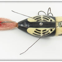 Heddon Black White Head Weedless Widow 229BWH