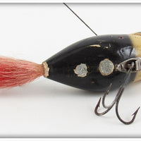 Heddon Black White Head Weedless Widow 229BWH