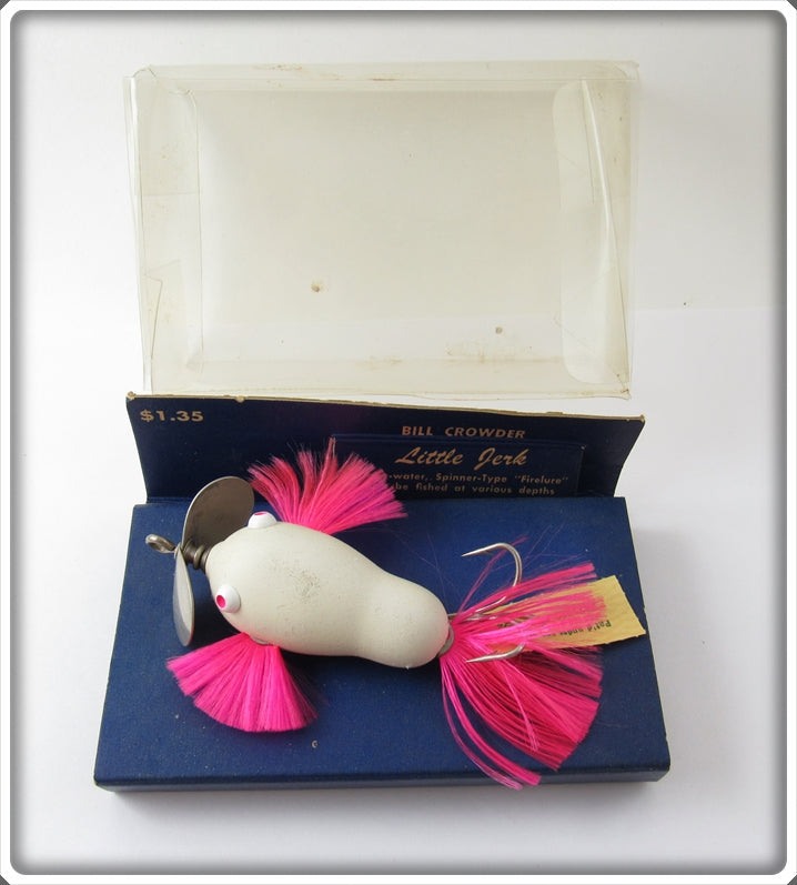 Vintage Bill Crowder Fire Lure Little Jerk Lure In Box