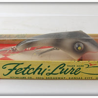 Vintage Fetchi Black Scale Pop Eye Lure In Box