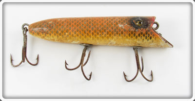 Vintage Heddon Goldfish Head On Basser Lure 8509K