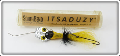 South Bend Yellow & Black ItsADuzy Lure In Tube 543 BY