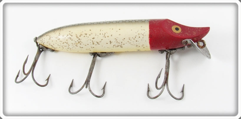 Vintage Heddon Red Head Flitter Vamp Spook Lure 9500 RHF