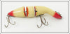 Vintage Heddon Red & White Gamefisher 5502 Lure