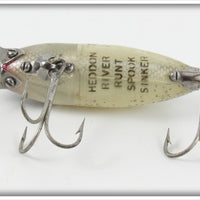 Heddon Silver Flitter River Runt Spook Sinker 9110 SS