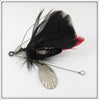 Vintage Shakespeare Black & Red T. Robb Fly Rod Lure