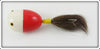 American Bait Co Red White Head Shimmy Witch In Box