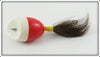 American Bait Co Red White Head Shimmy Witch In Box
