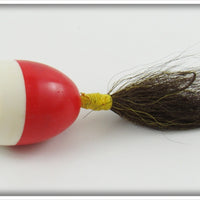 American Bait Co Red White Head Shimmy Witch In Box