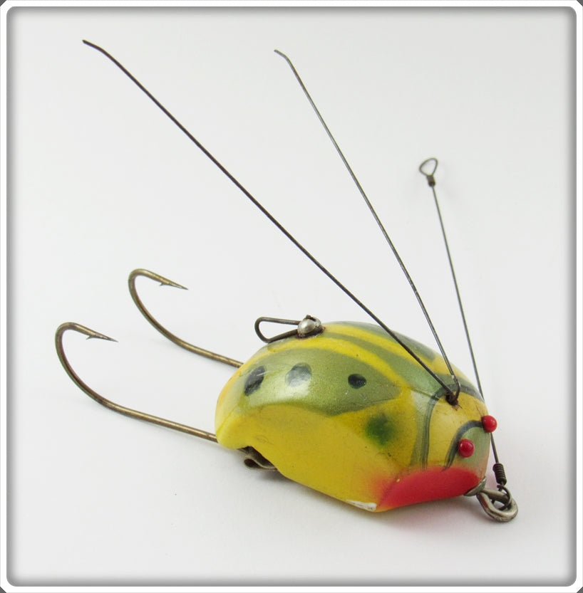 Vintage Creek Chub Bug Finish Weed Bug Lure 2800 For Sale