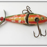 Vintage Pflueger Fisherman Altered Early Trade Minnow Lure