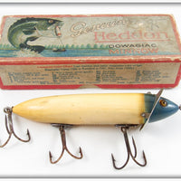 Heddon Blue Head White Body 200 Surface Lure In Box 200 BH