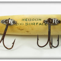 Heddon Blue Head White Body 200 Surface In Box 200 BH