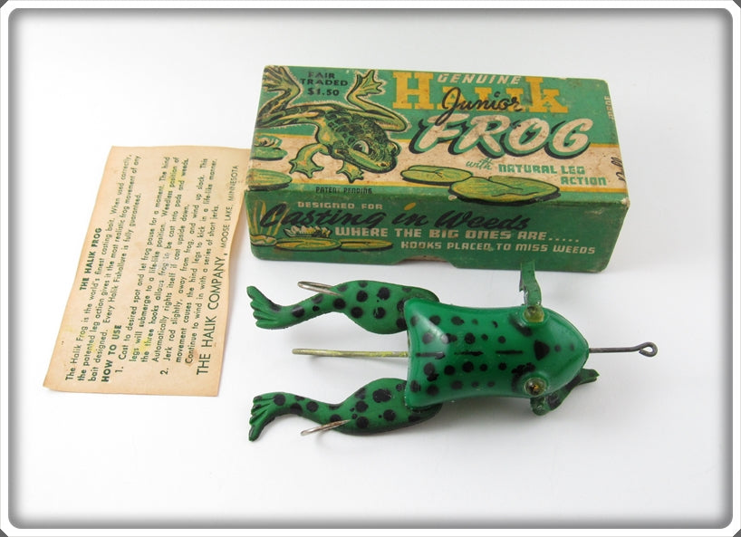 Vintage Halik Co The Halik Frog Lure In Box