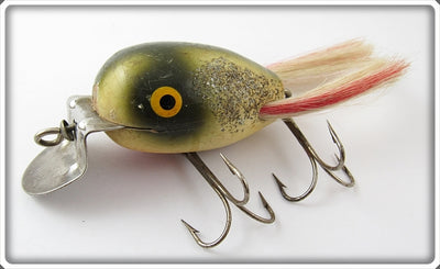 Vintage Creek Chub Silver Flash Painted Eye Dingbat Lure