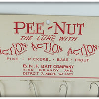 B.N.F. Bait Company Pee-Nut Dealer Display
