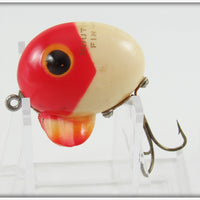 South Bend Red & White Fin Dingo In Tube 1965 RW