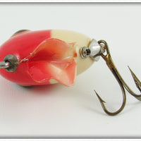 South Bend Red & White Fin Dingo In Tube 1965 RW