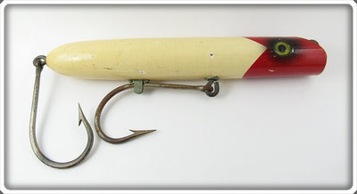 Vintage South Bend Red Arrowhead White Body Tarp Oreno 979 RW