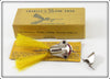 Vintage Charles Schlipp Yellow Charley's Silver Frog In Box 