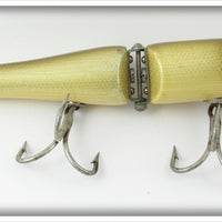 Vintage Paw Paw Silver Scale Jointed Dreadnought Lure 5100SJ