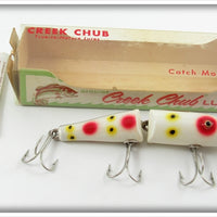 Creek Chub Strawberry Spotted Jointed Pikie Lure 2643 In Box