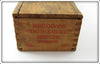 Heddon Rainbow 100 Empty Wooden Slide Top Box