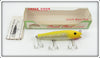 Vintage Creek Chub Yellow Flash Darter Lure 2037 In Box