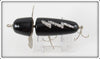 Pflueger Black Silver Lightning Bolt Globe Bait 3754 In Box